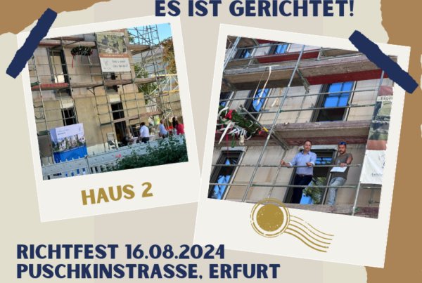 Richtfest Eigentumswohnung